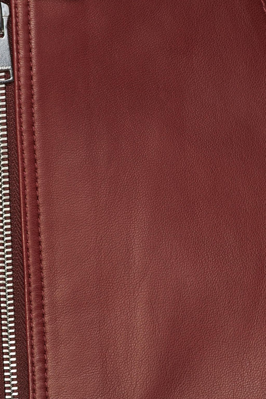 BELSTAFF Biker leather mini skirt