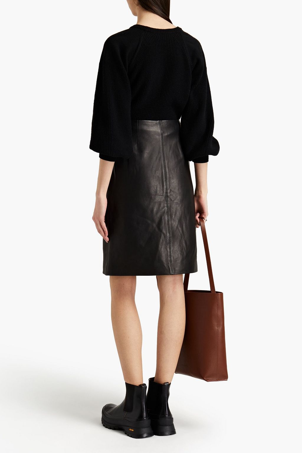 BELSTAFF Rider leather skirt