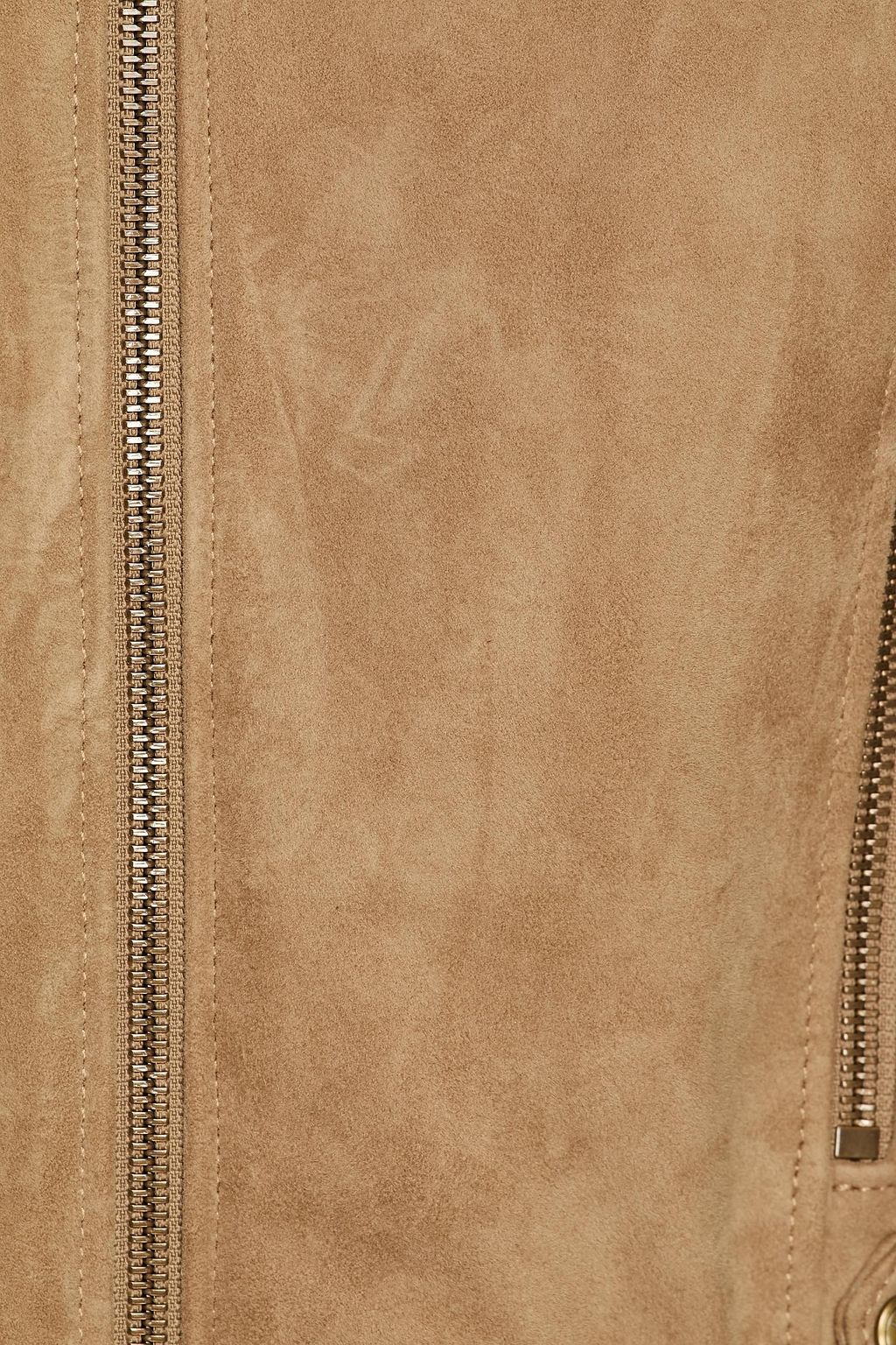 BELSTAFF Mollison zip-detailed belted suede coat
