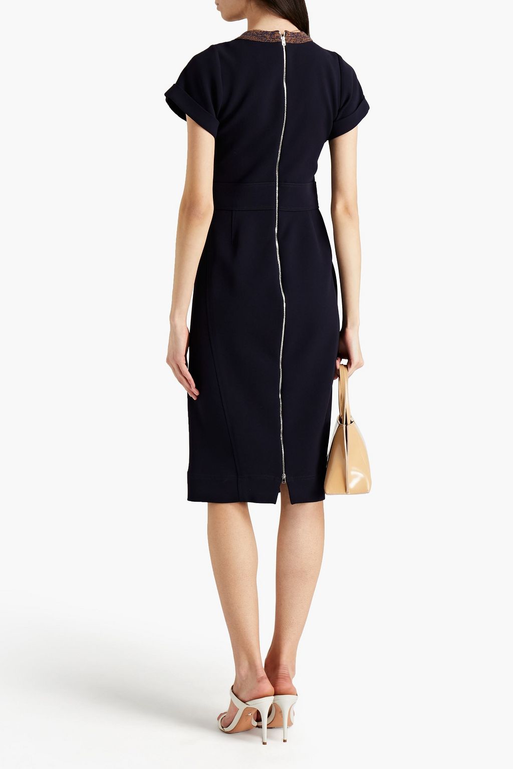 VICTORIA BECKHAM Crepe midi dress