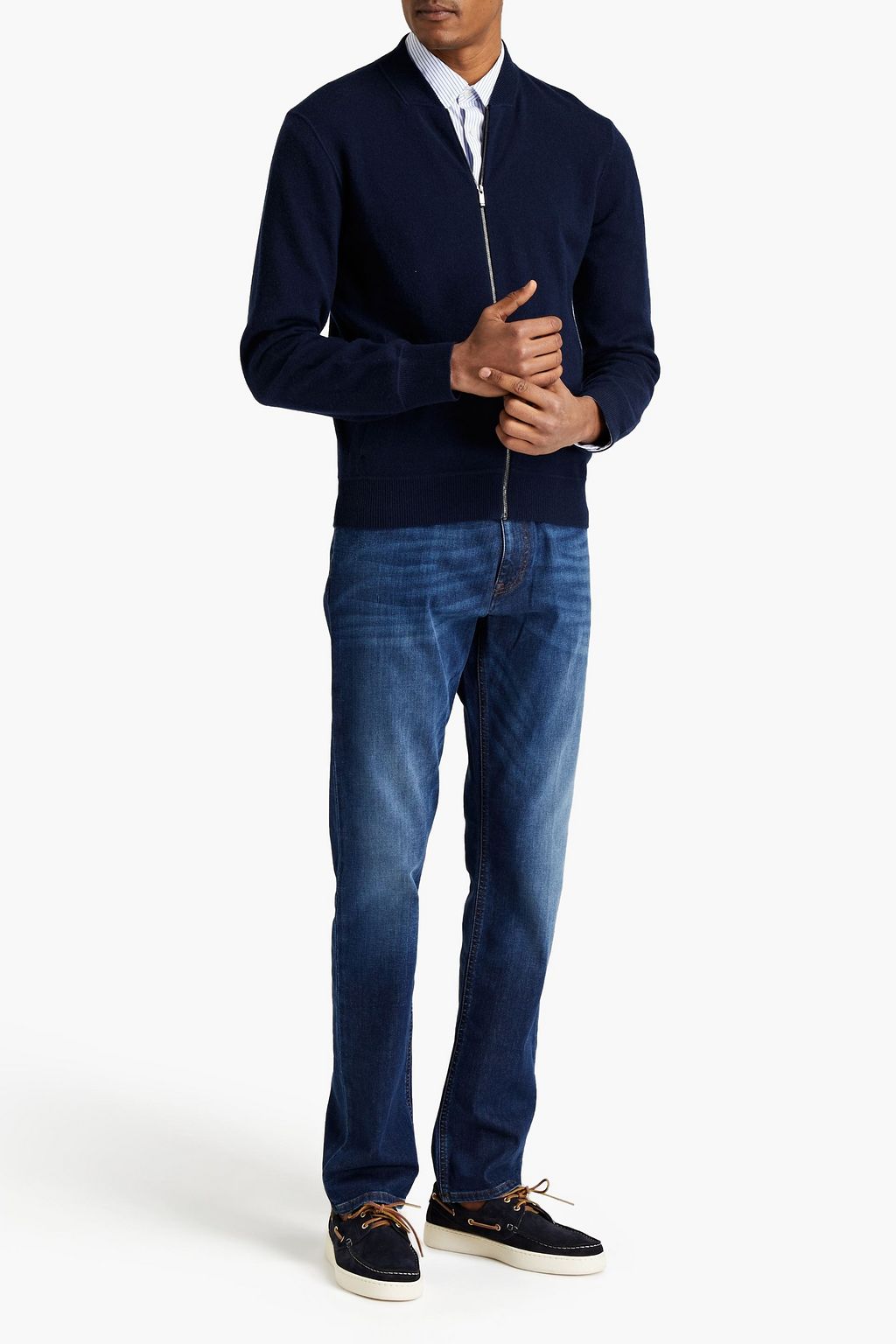 Z ZEGNA Cashmere-blend cardigan