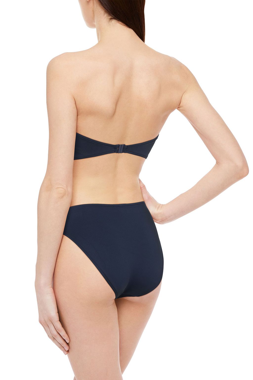 SEAFOLLY Ruched bandeau bikini top