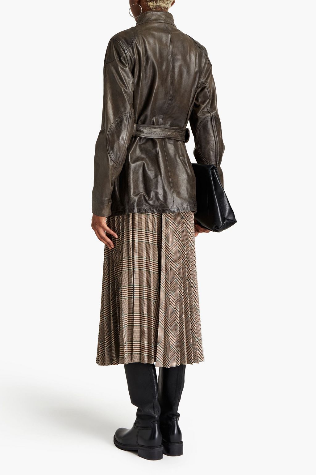 BELSTAFF Trialmaster belted leather jacket