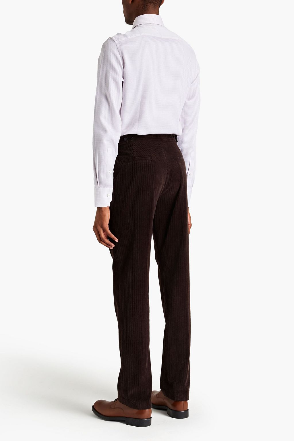 ZEGNA Cotton-jacquard shirt