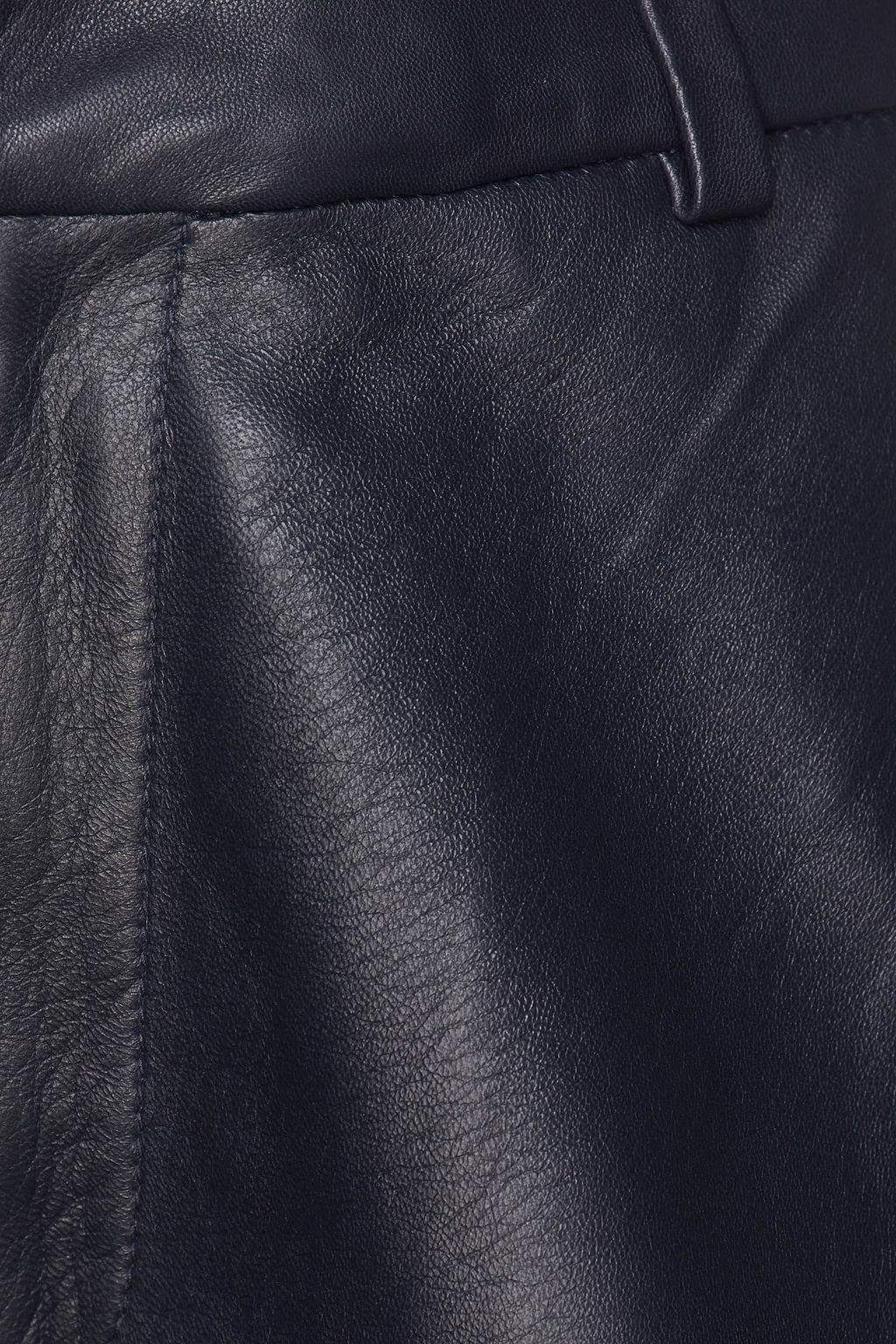 OFFICINE GÉNÉRALE Celia leather straight-leg pants