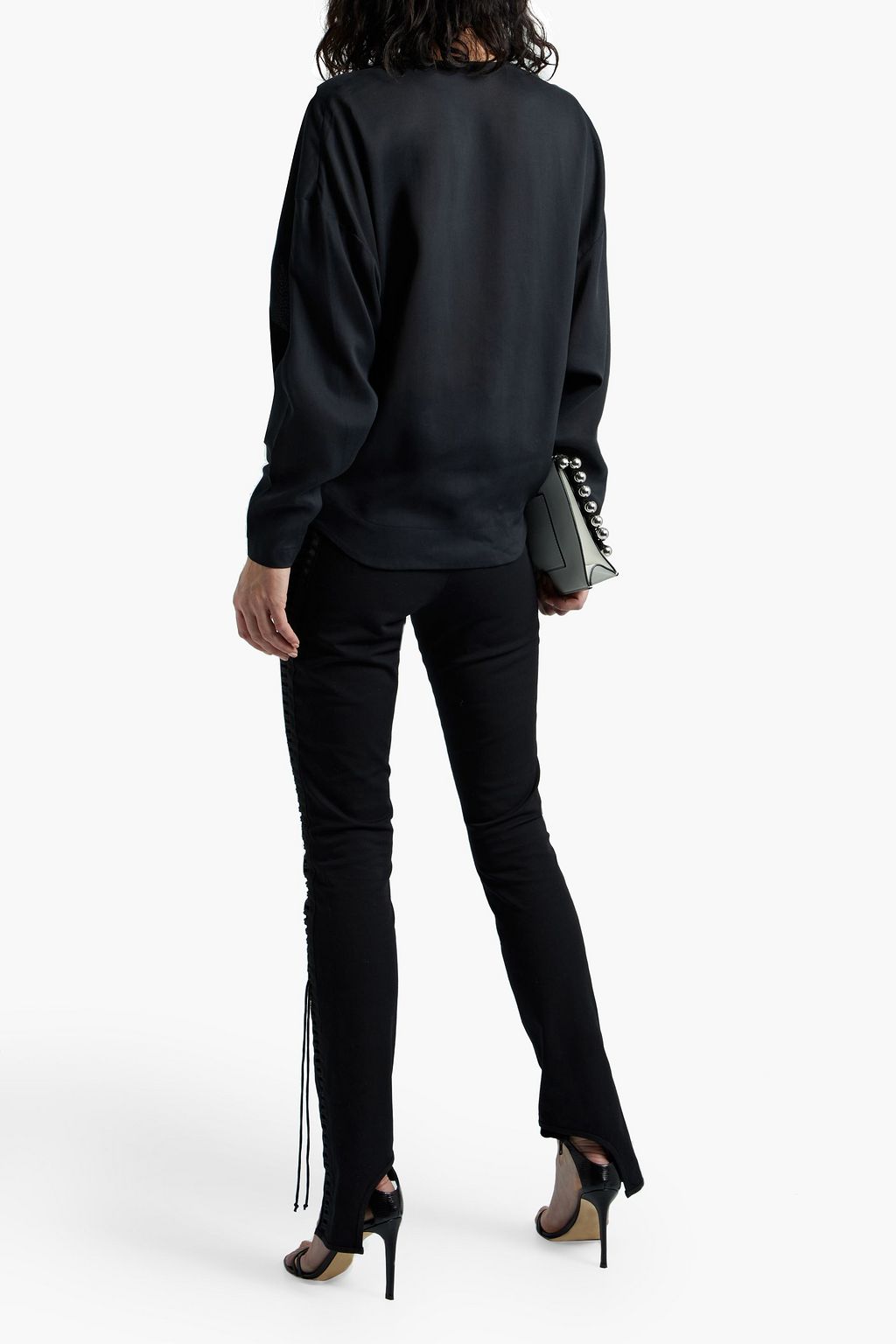 IRO Ednye draped Lyocell top
