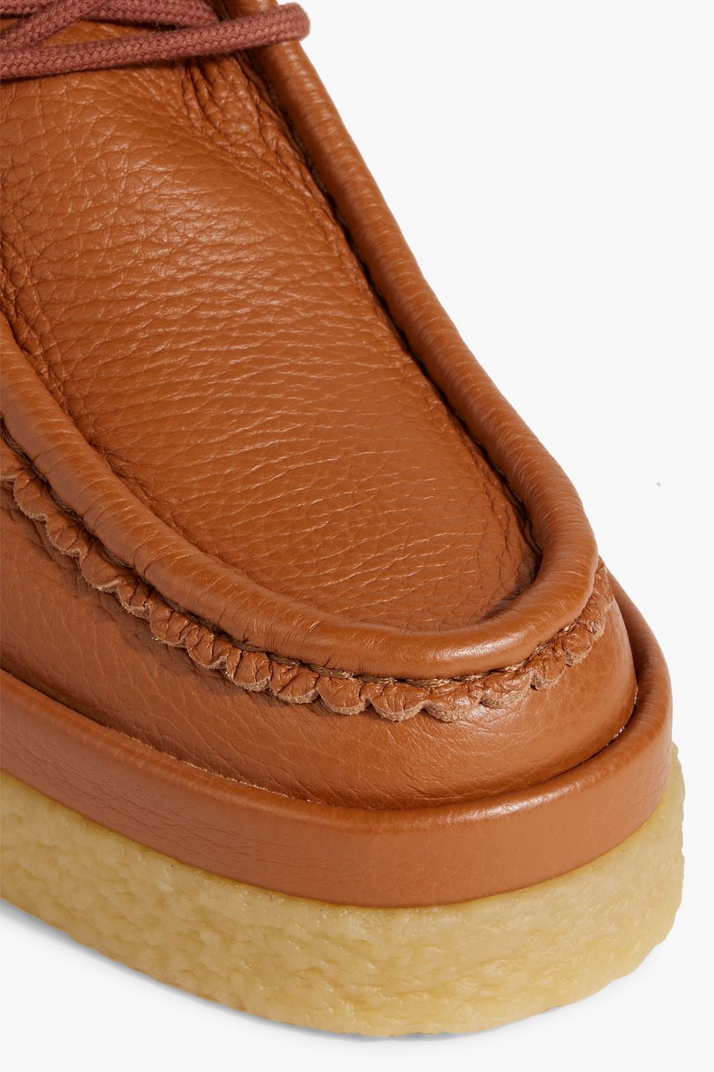 CHLOÉ Jamie pebbled-leather ankle boots