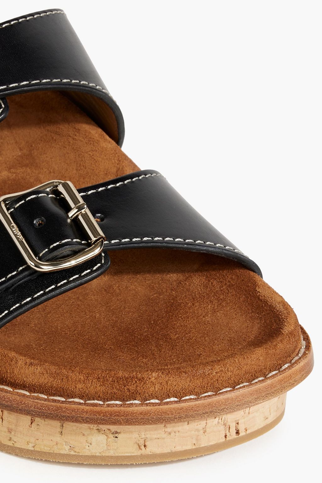 CHLOÉ Marah buckled leather platform sandals