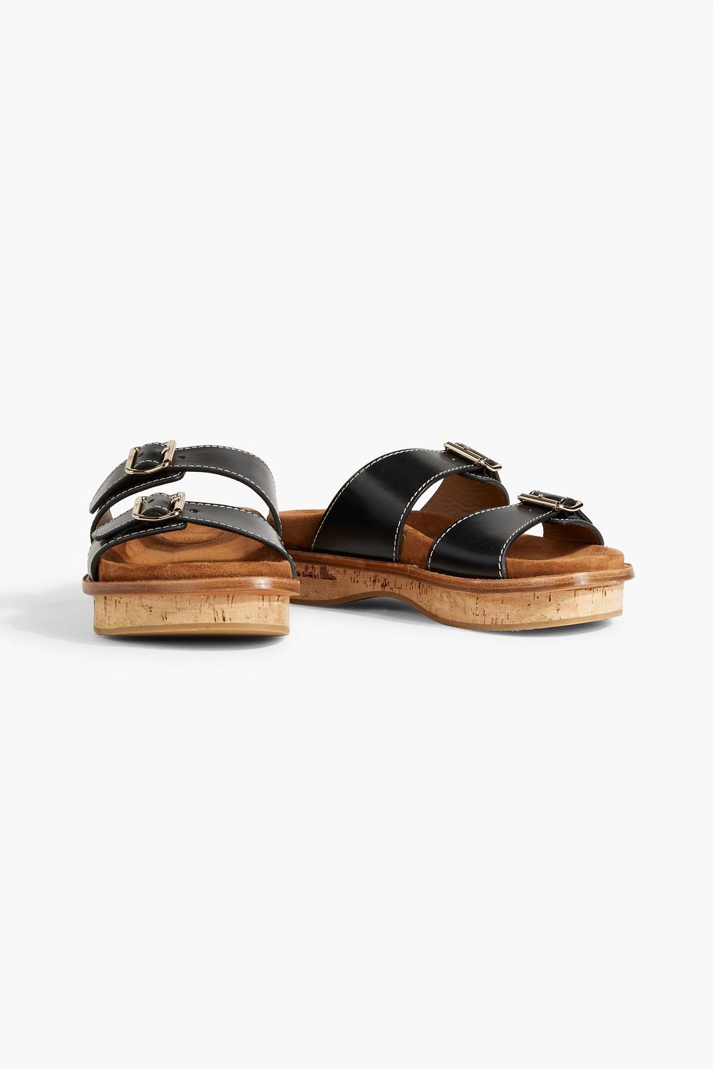 CHLOÉ Marah buckled leather platform sandals