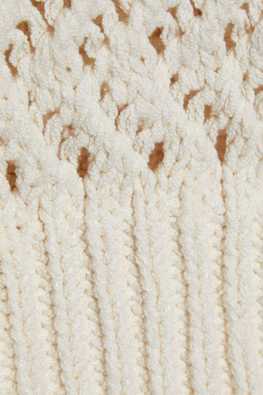 IRO Attica Lochstrickpullover aus einer Biobaumwollmischung