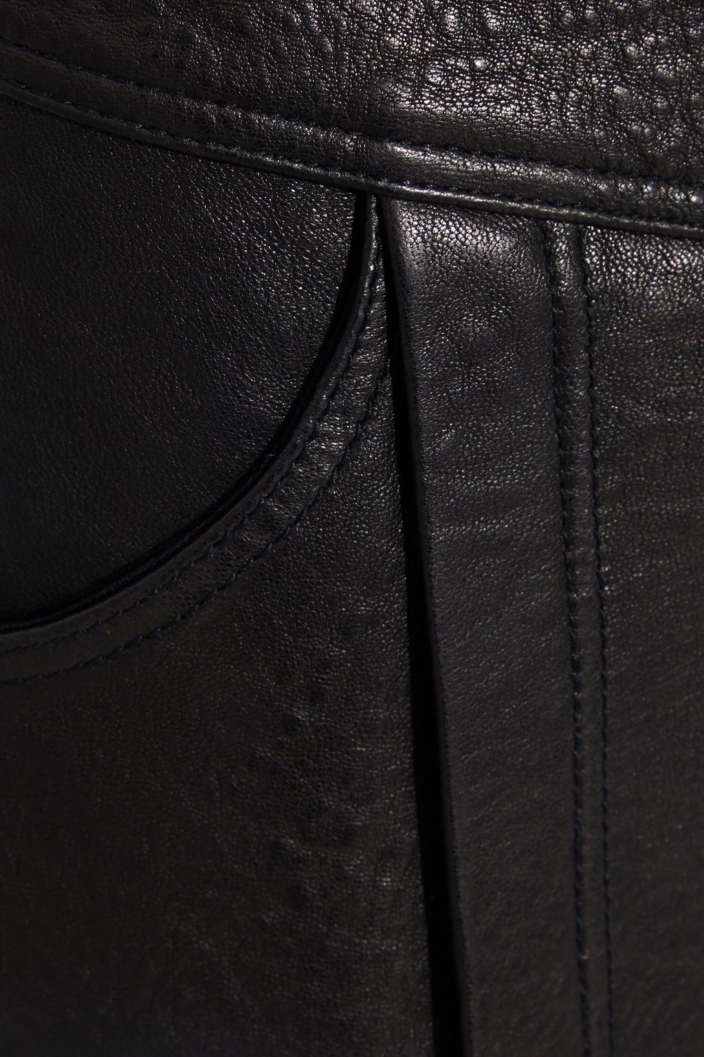 IRO Pyragy leather shorts