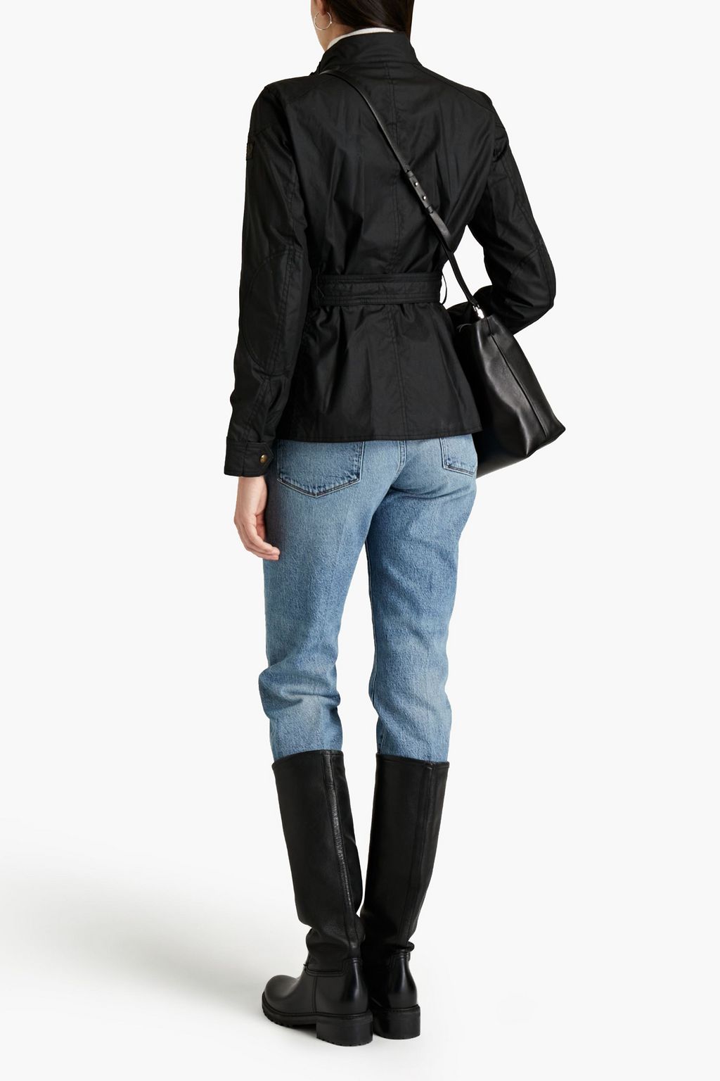 BELSTAFF Trialmaster belted coated-cotton jacket