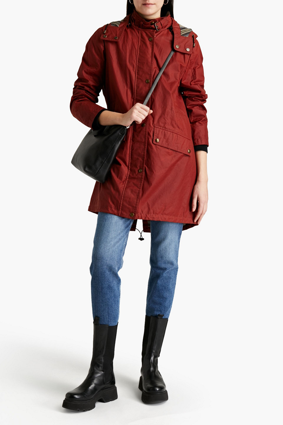 BELSTAFF WEMBURY WAXED-COTTON HOODED PARKA