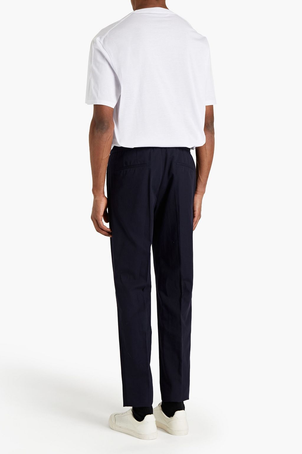 ZEGNA Embroidered cotton-jersey T-shirt