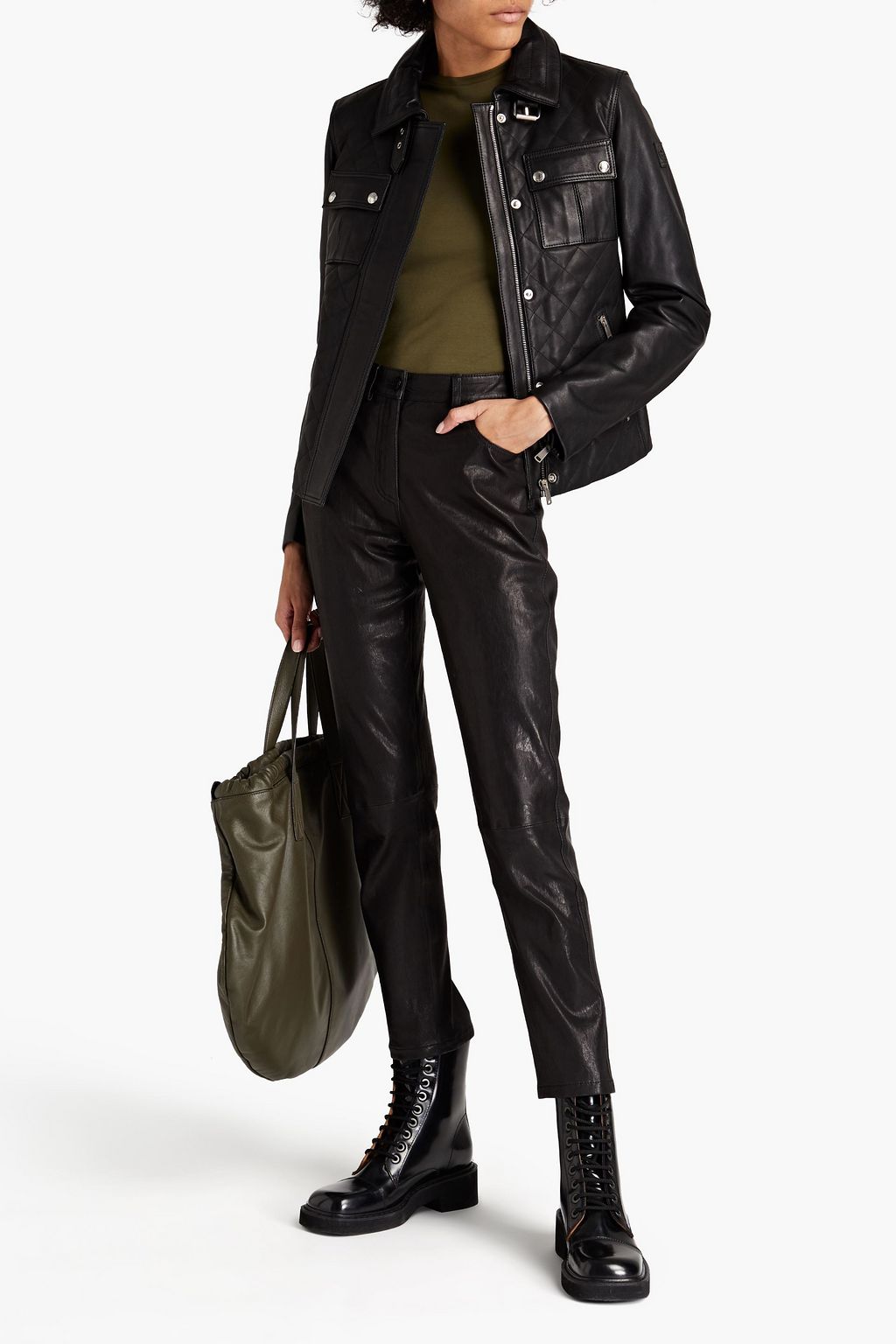 BELSTAFF Neta quilted leather jacket