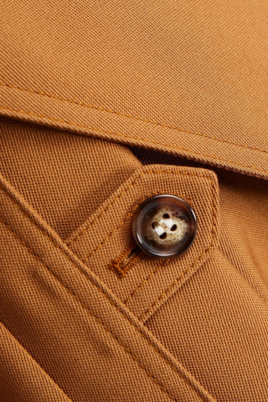 VICTORIA BECKHAM Oversized-Trenchcoat aus Gabardine aus einer Baumwollmischung