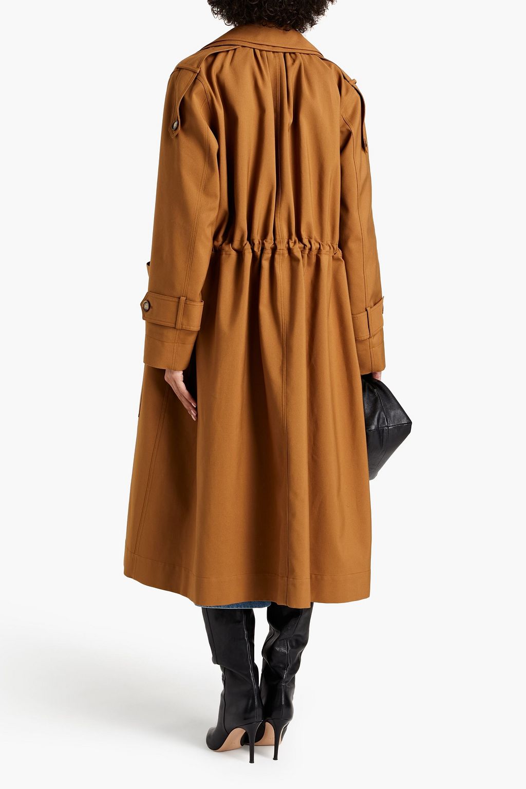 VICTORIA BECKHAM Oversized-Trenchcoat aus Gabardine aus einer Baumwollmischung