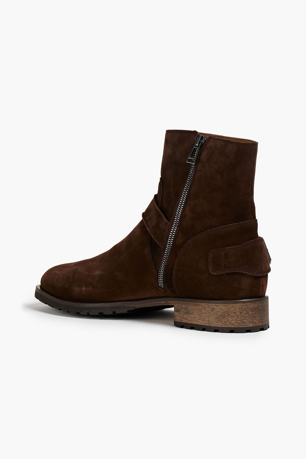 BELSTAFF Trialmaster buckle-embellished suede boots