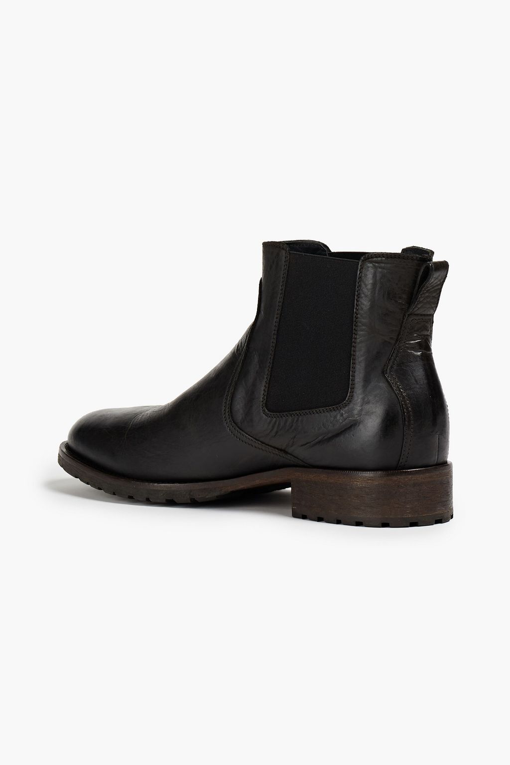 BELSTAFF Rode cracked-leather Chelsea boots