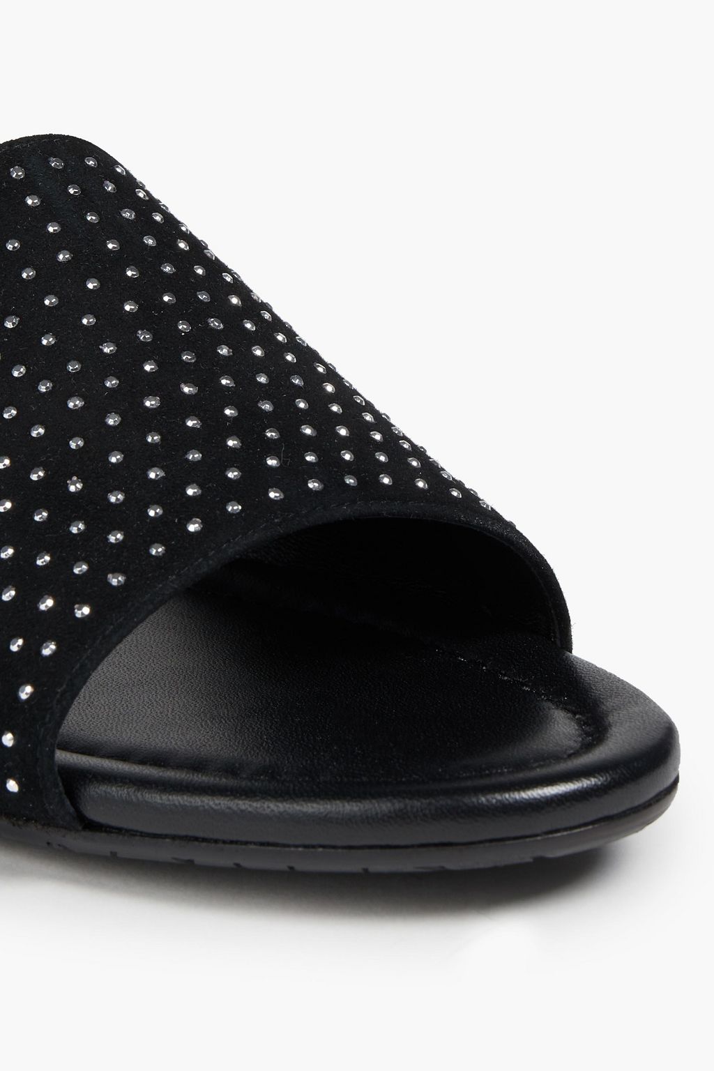 JIMMY CHOO Nanda studded suede slides