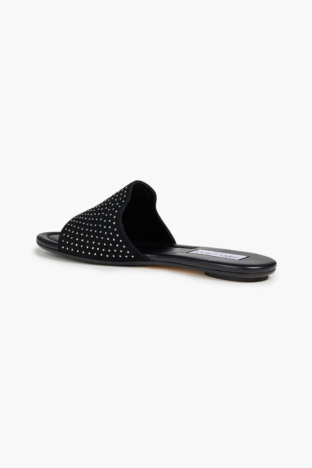 JIMMY CHOO Nanda studded suede slides