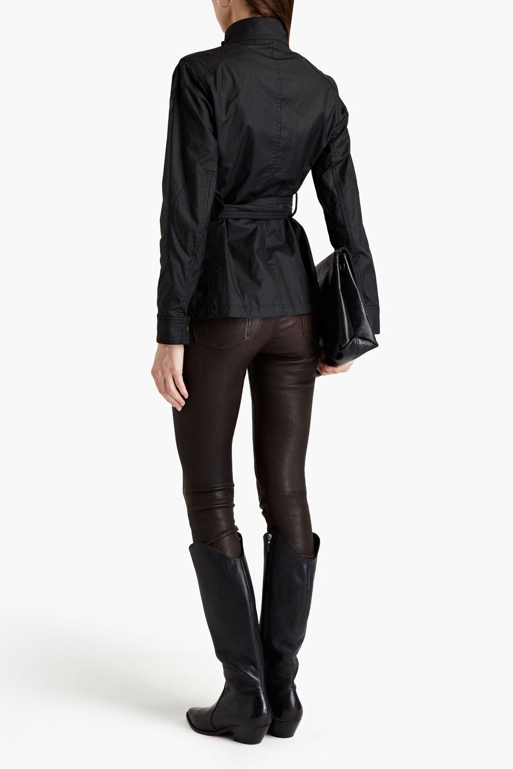 BELSTAFF Trialmaster belted waxed-cotton jacket