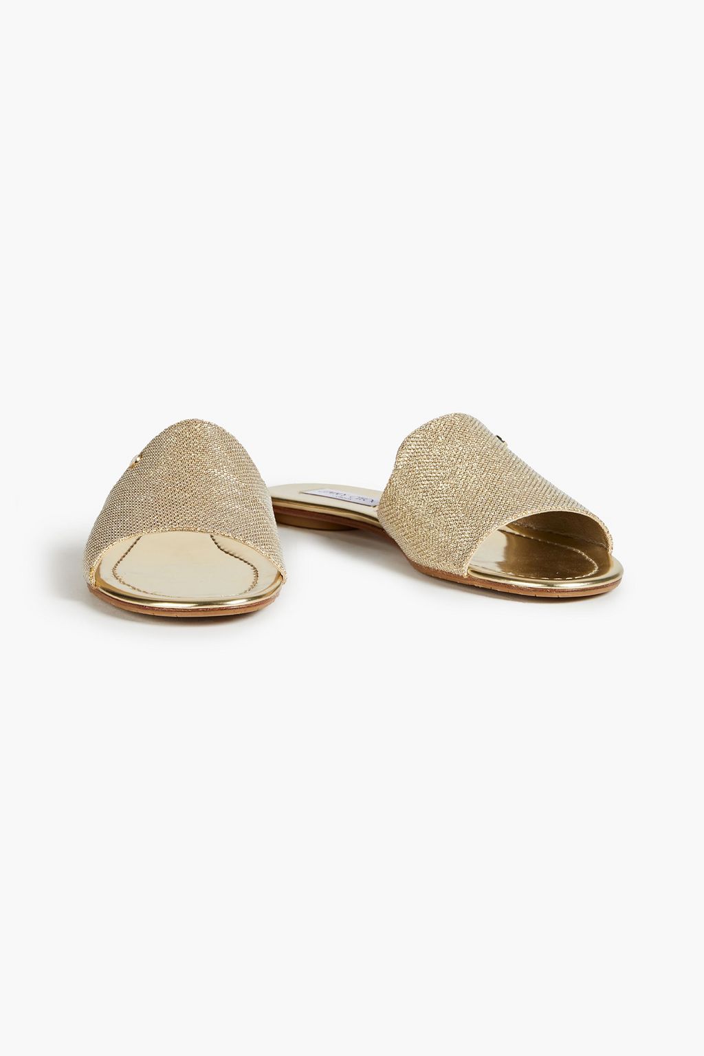 JIMMY CHOO Nanda lamé slides