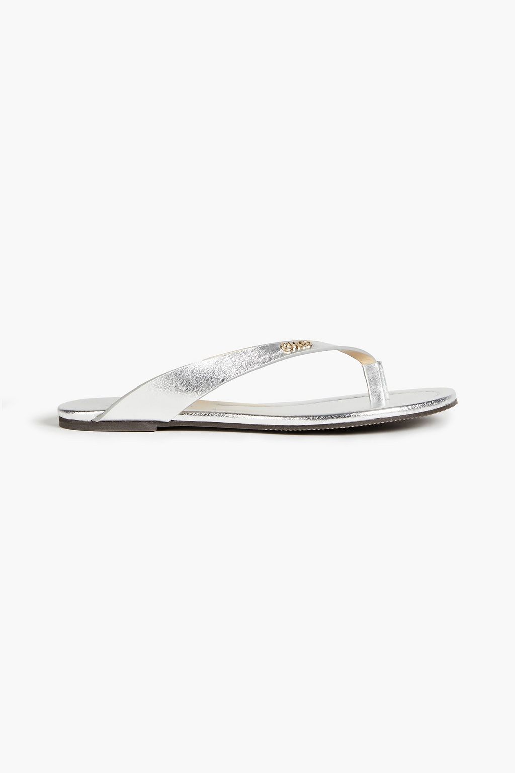 JIMMY CHOO Tetsu metallic leather sandals | THE OUTNET