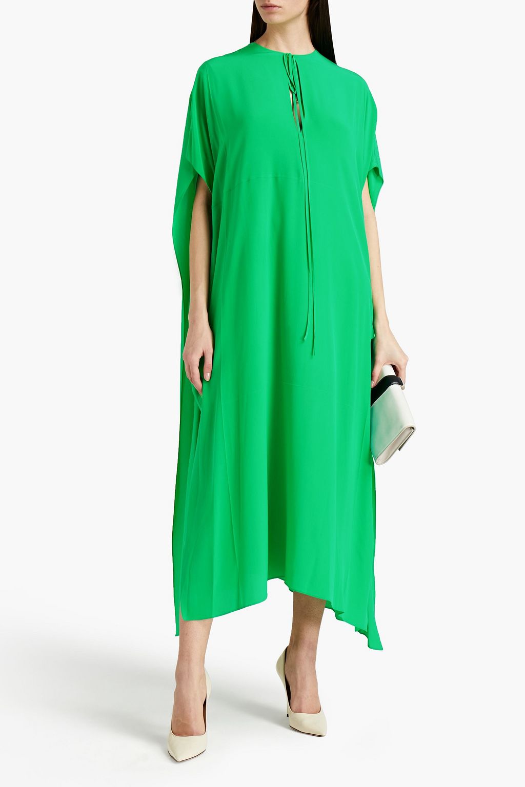 VICTORIA BECKHAM Silk crepe de chine kaftan