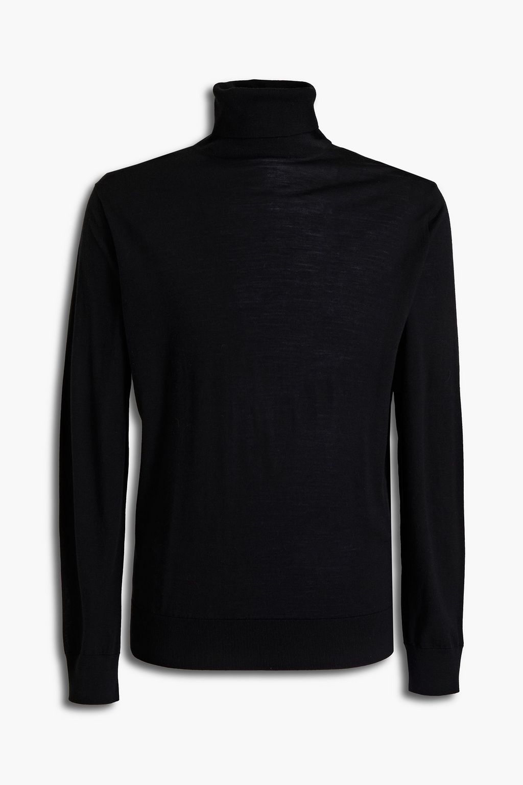 Black Wool turtleneck sweater | ZEGNA 