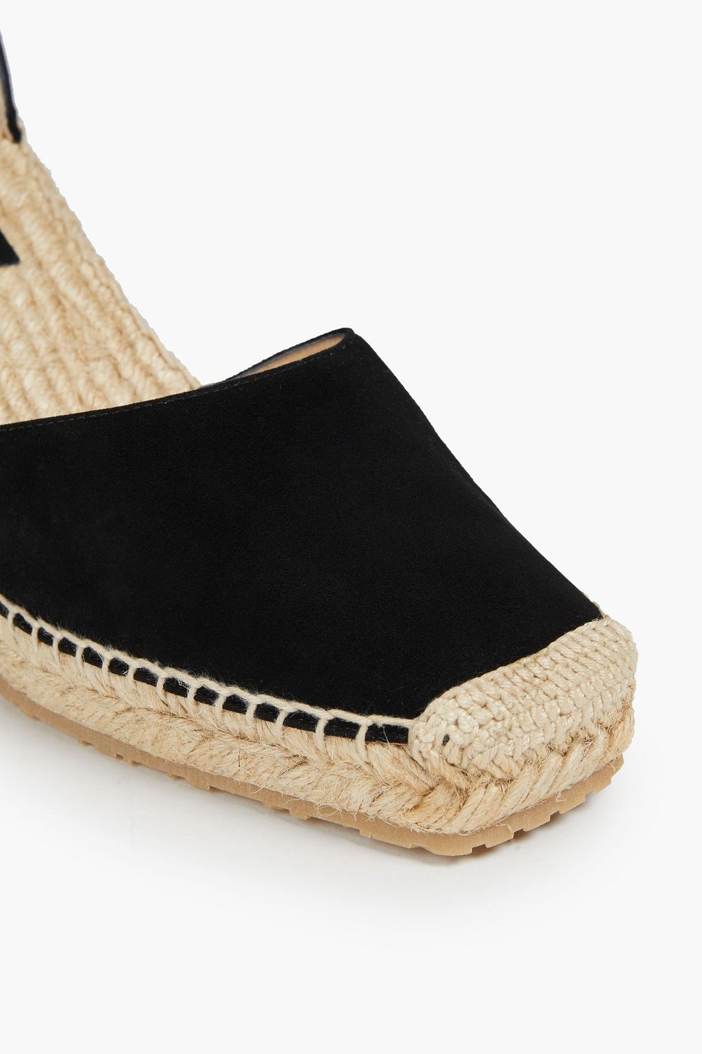 JIMMY CHOO Layken 90 suede wedge espadrilles