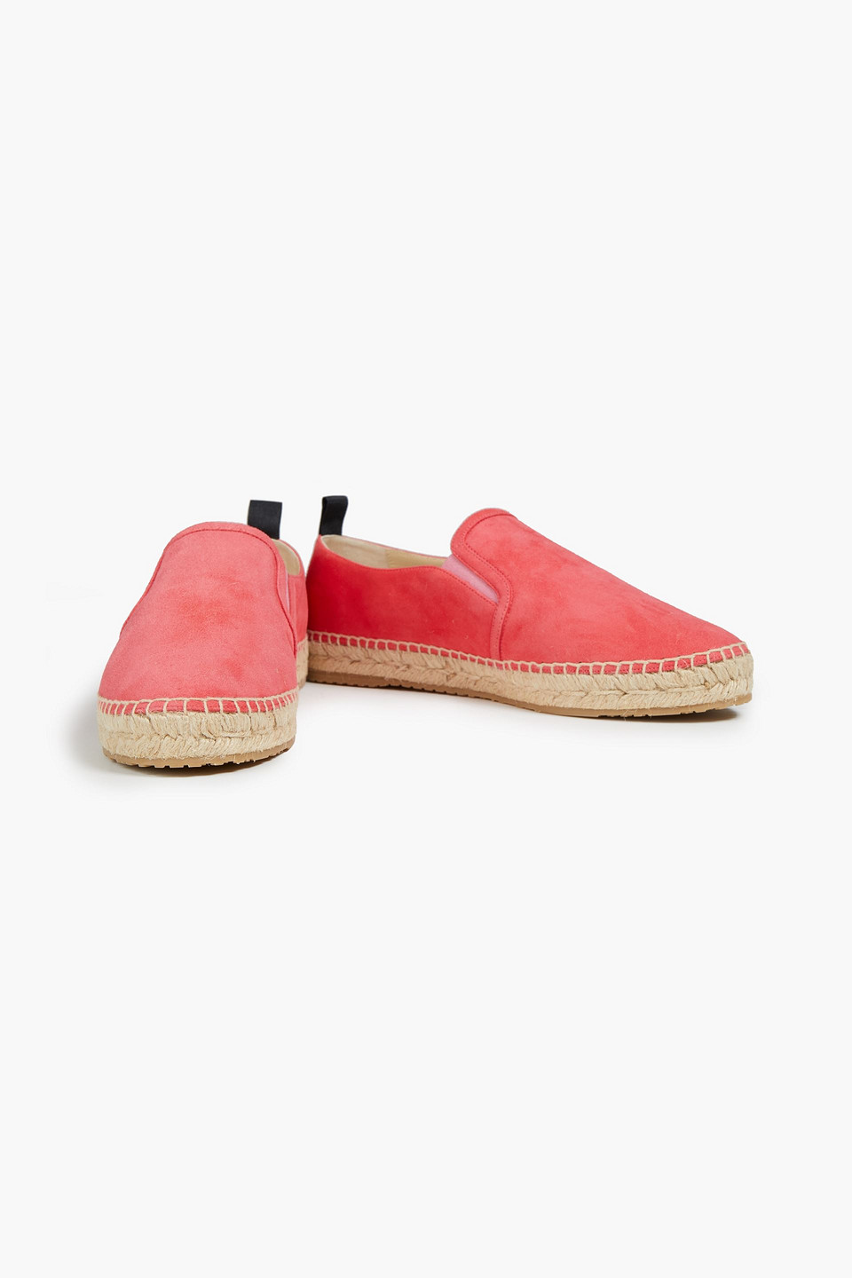 Jimmy Choo Lichi Suede Espadrilles In Papaya