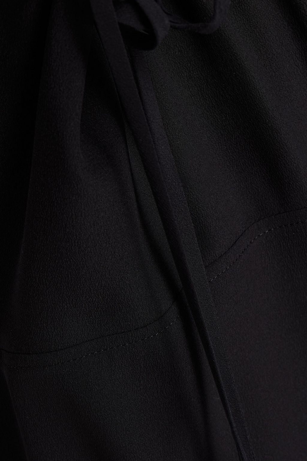 VICTORIA BECKHAM Gathered silk crepe de chine midi dress