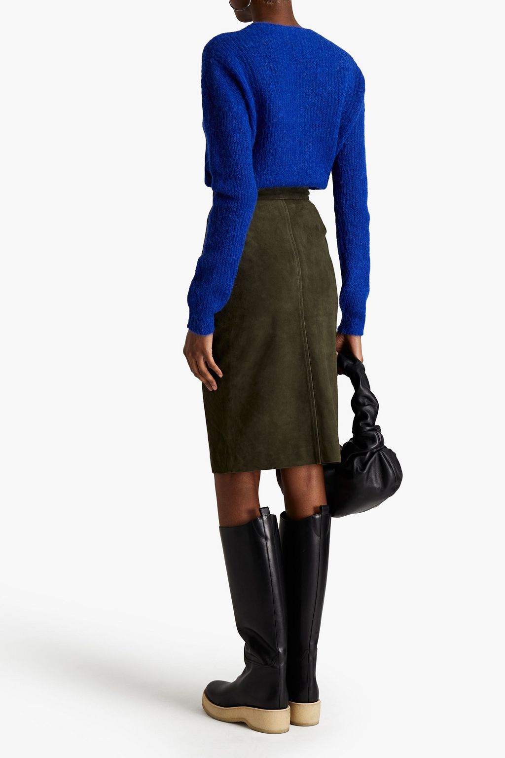 OFFICINE GÉNÉRALE Agathe brushed ribbed-knit sweater