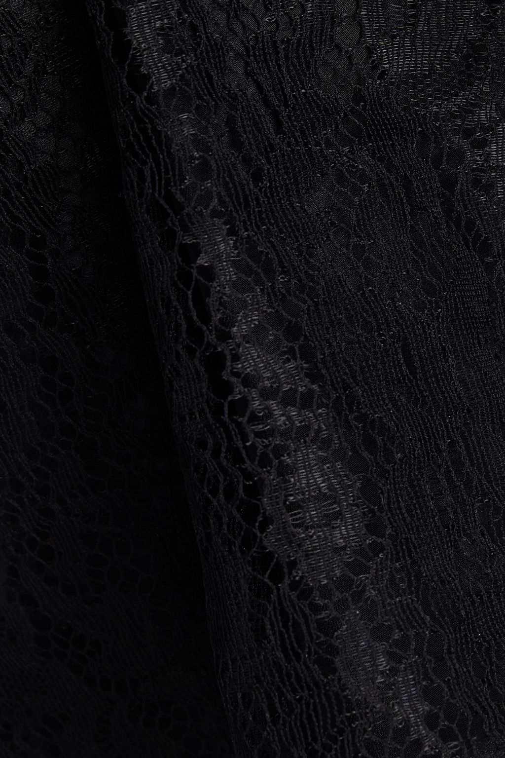 REDVALENTINO Cropped ruffled cady top