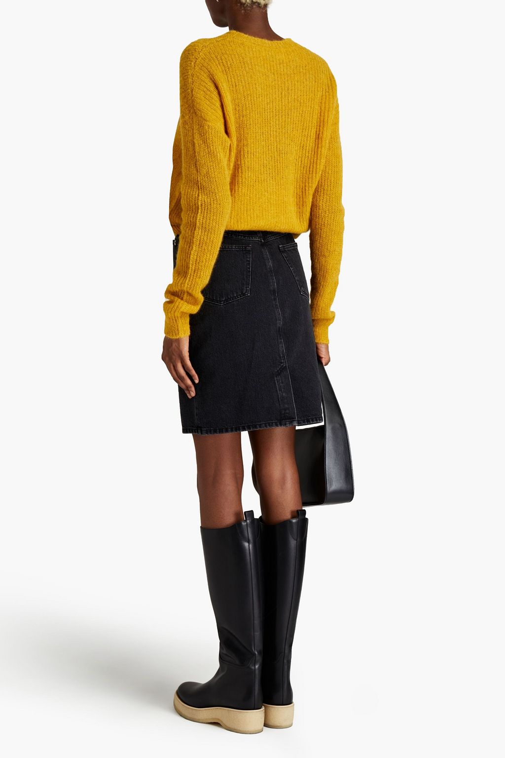 OFFICINE GÉNÉRALE Agathe brushed ribbed-knit sweater