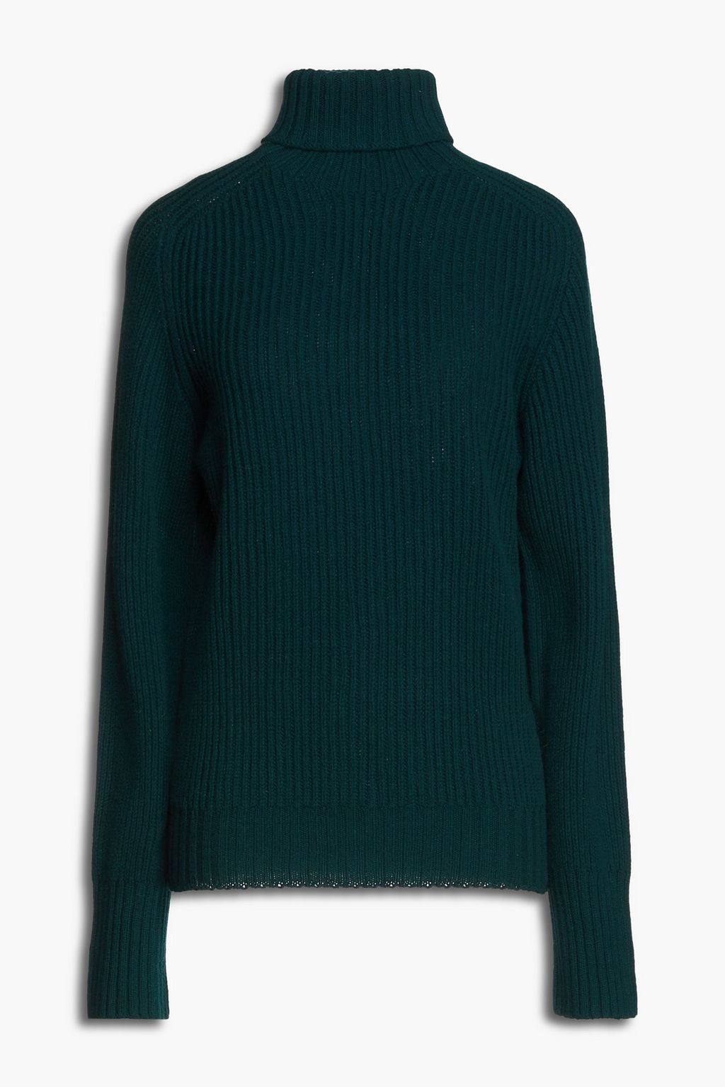 Forest green Amanda ribbed wool 