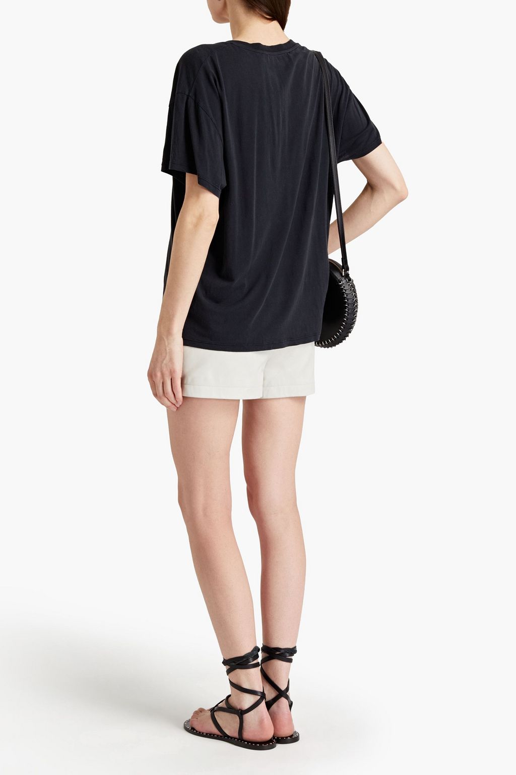 IRO Ponie Lyocell and cotton-blend jersey T-shirt
