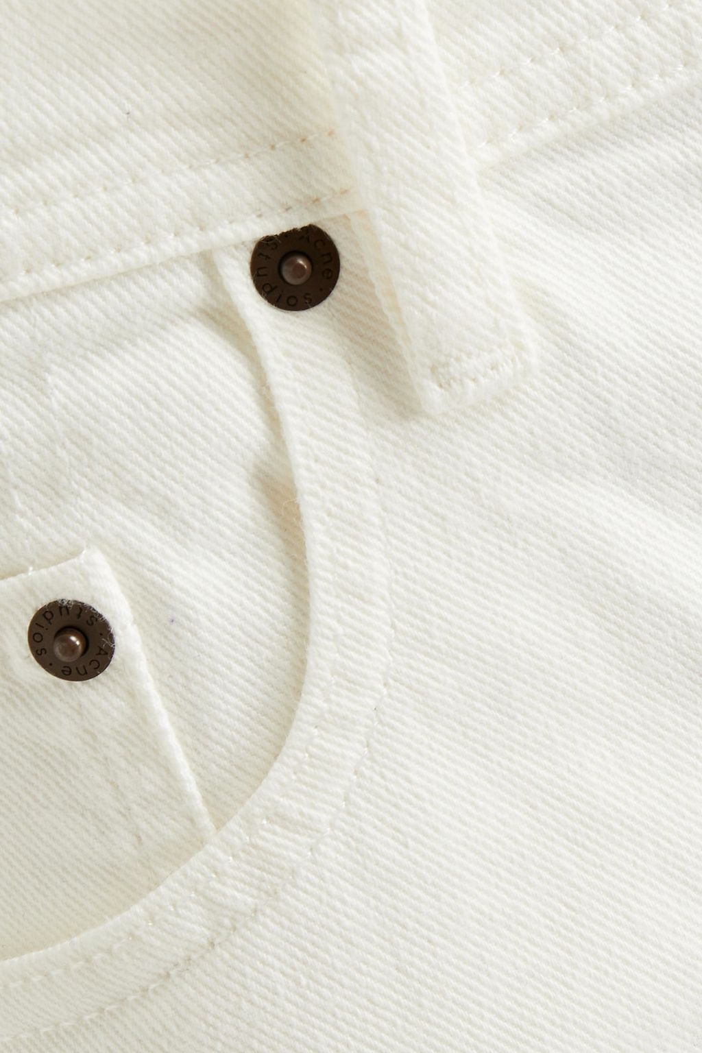 ACNE STUDIOS BLÅ KONST Slim-fit cropped printed faded denim jeans