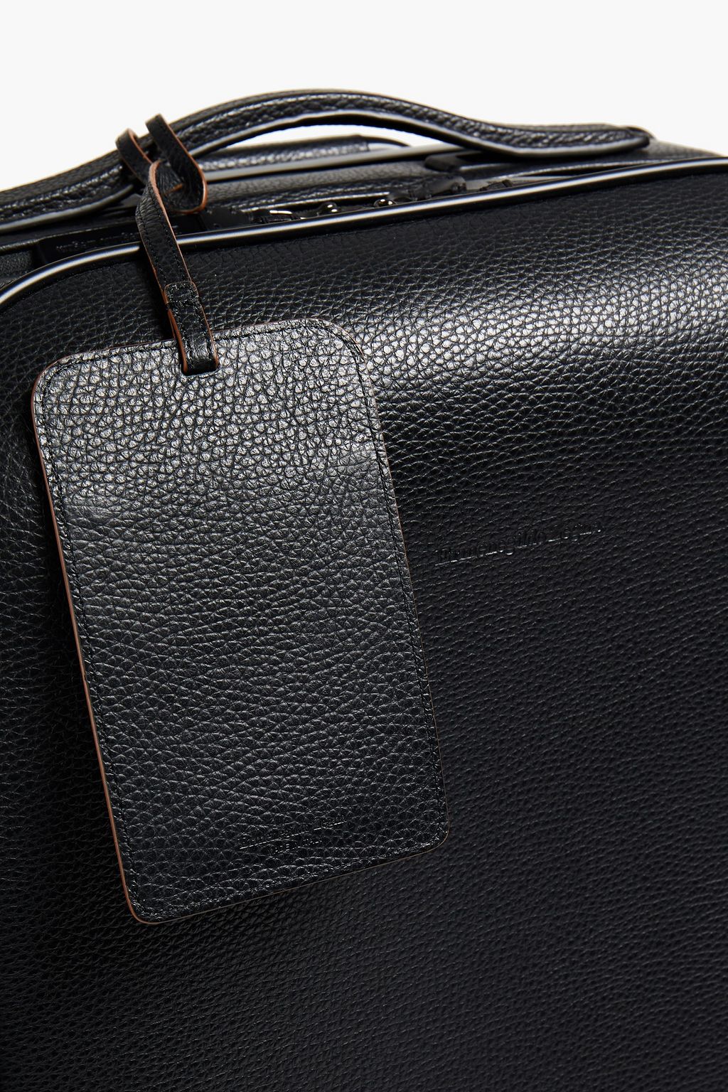 ZEGNA Pebbled-leather suitcase