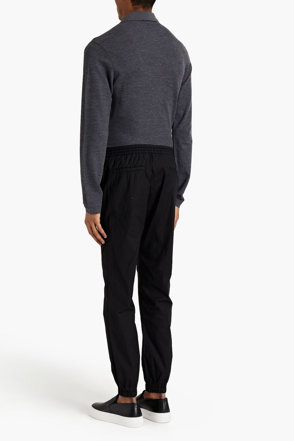 Z ZEGNA Tapered stretch-cotton pants