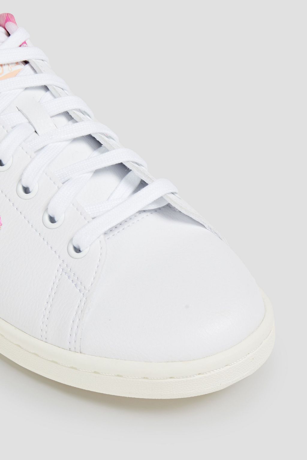 ADIDAS ORIGINALS Stan Smith embroidered leather sneakers