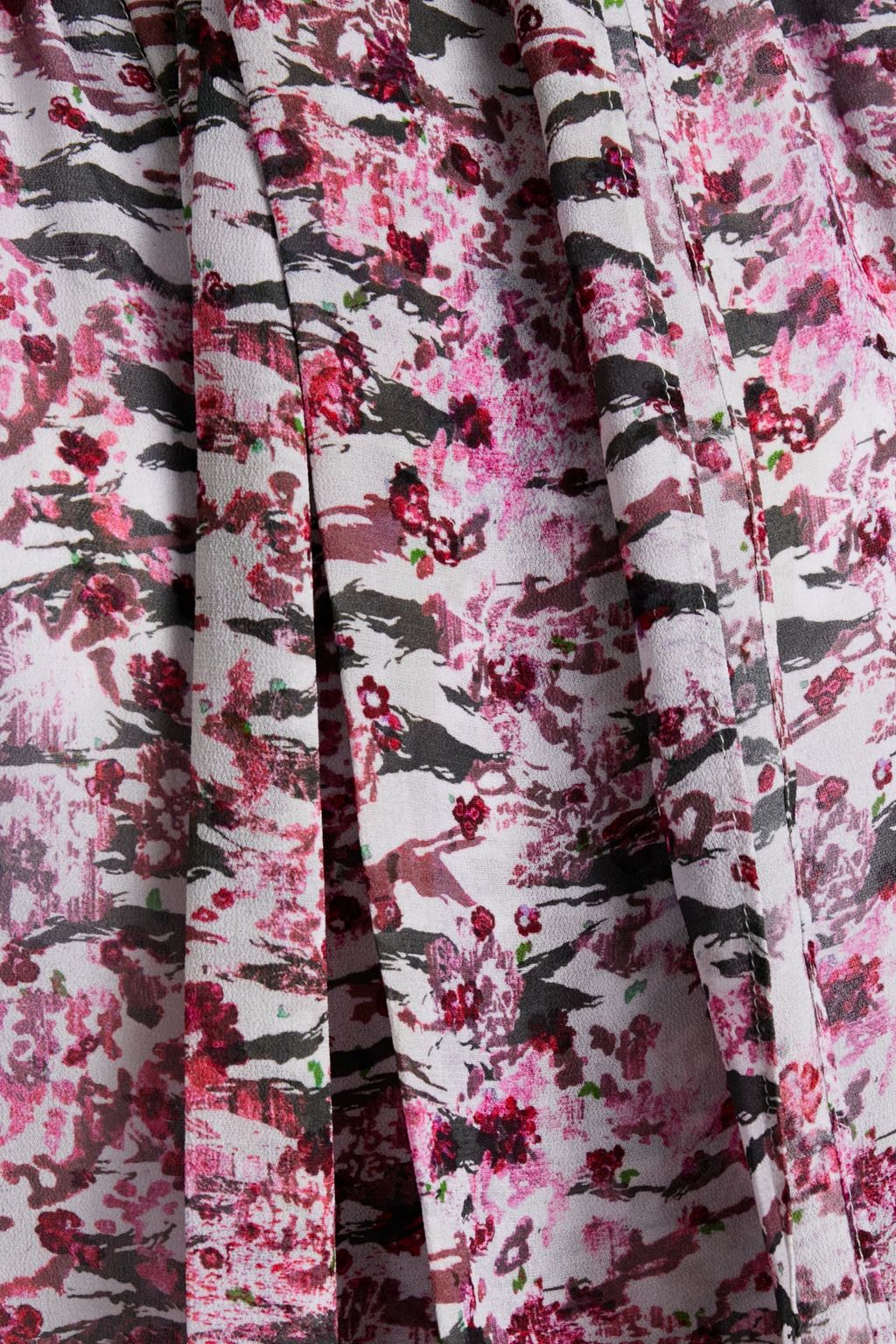 IRO Vibrancy printed crepe de chine blouse