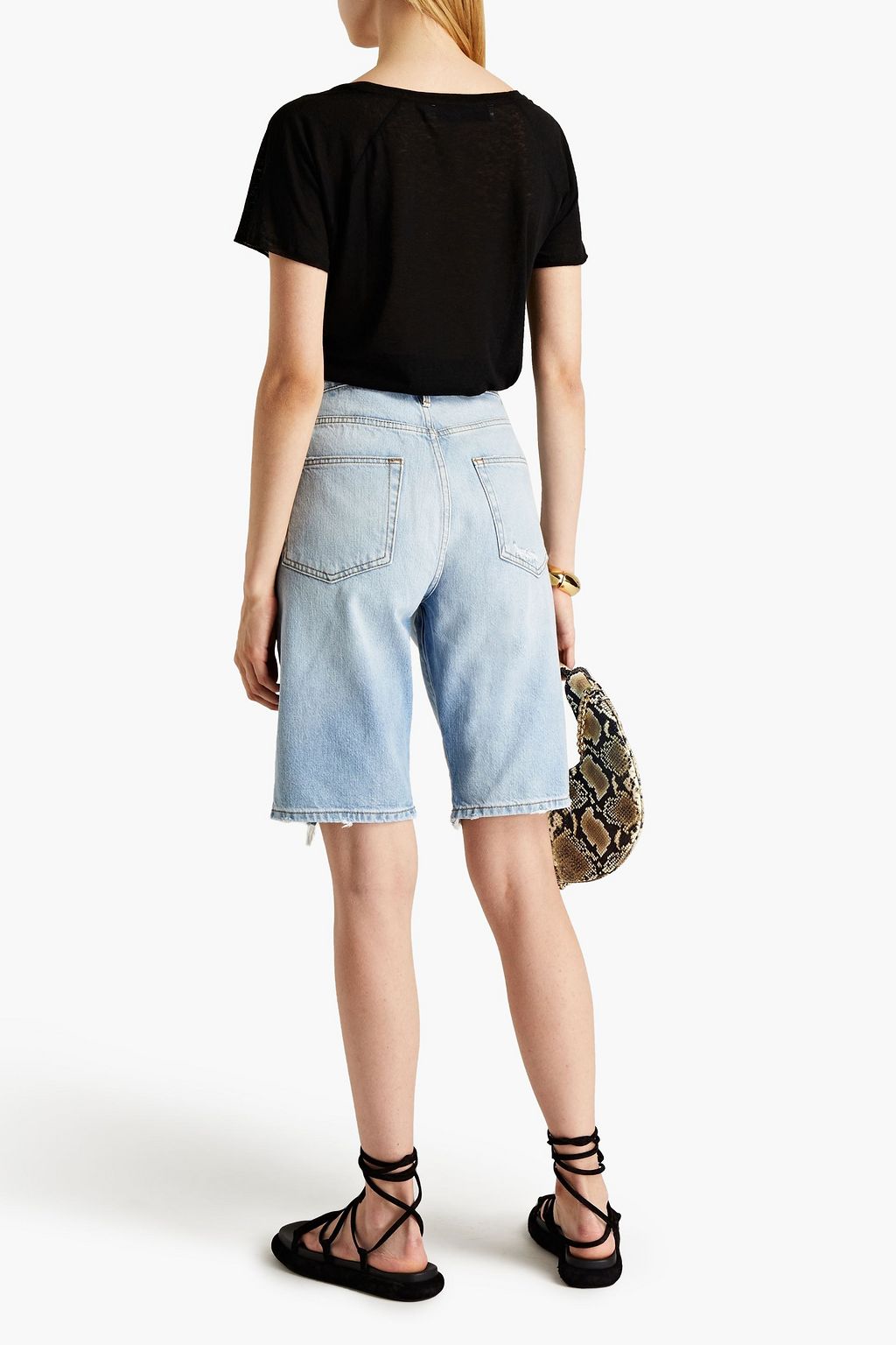 IRO Tarah slub cotton and cashmere-blend tank