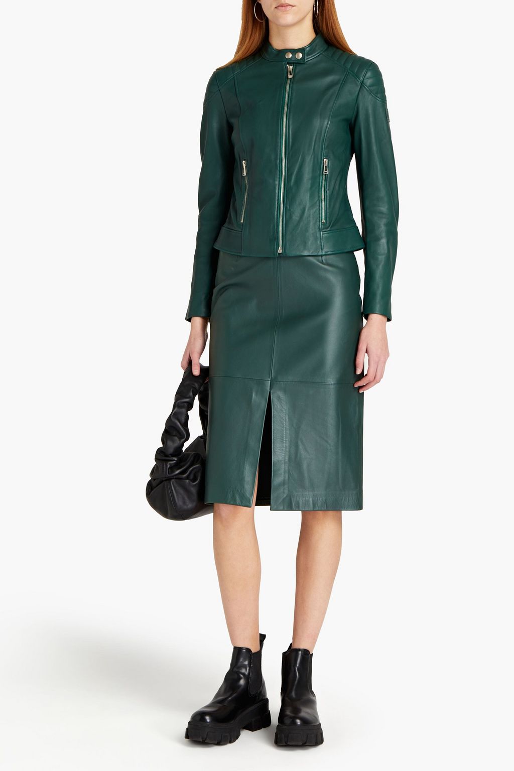 BELSTAFF Mollison quilted leather biker jacket