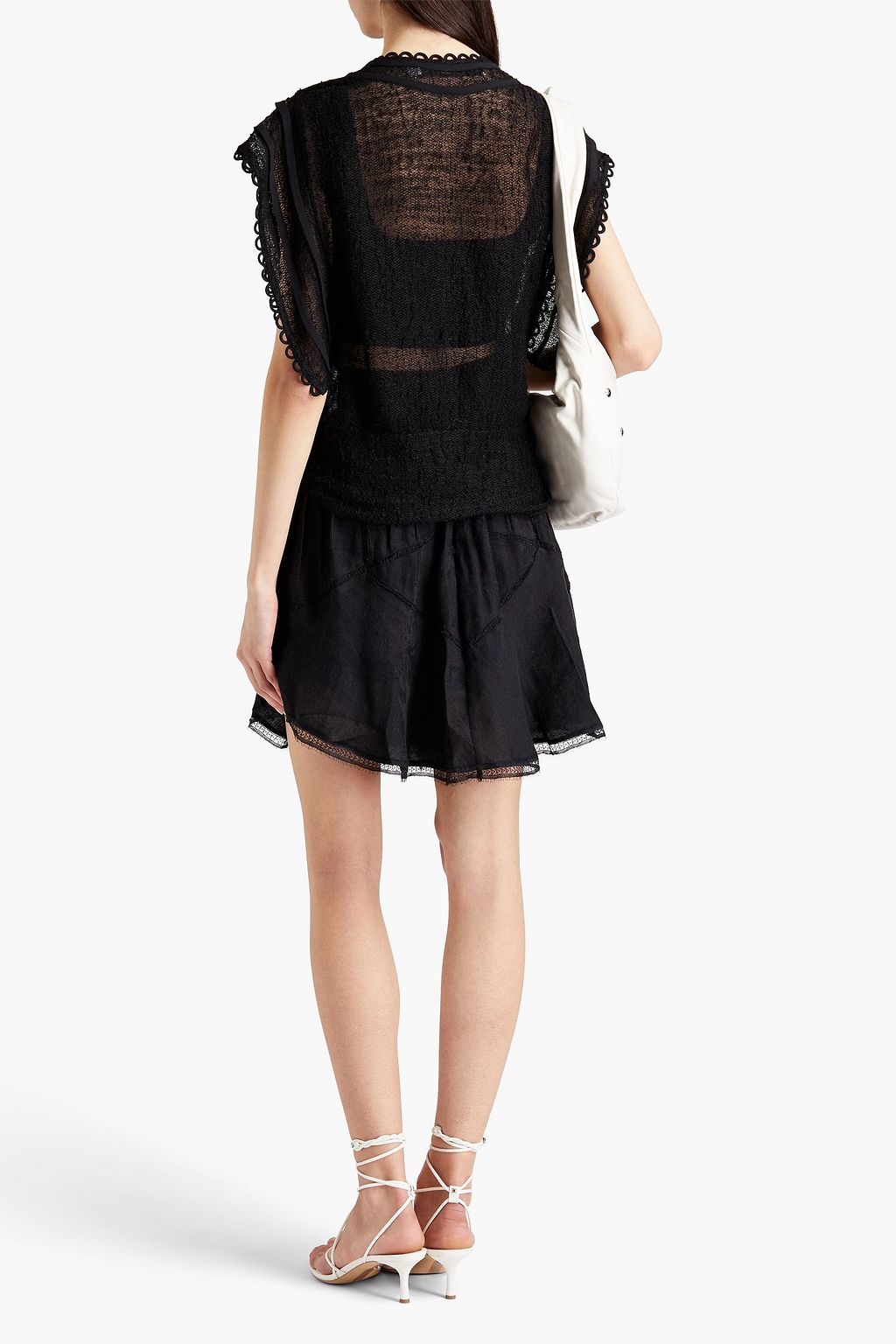 IRO Baltimore linen and silk-blend top