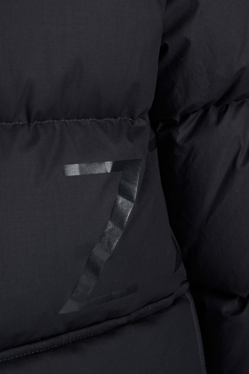 Z ZEGNA Printed quilted cotton down hooded jacket