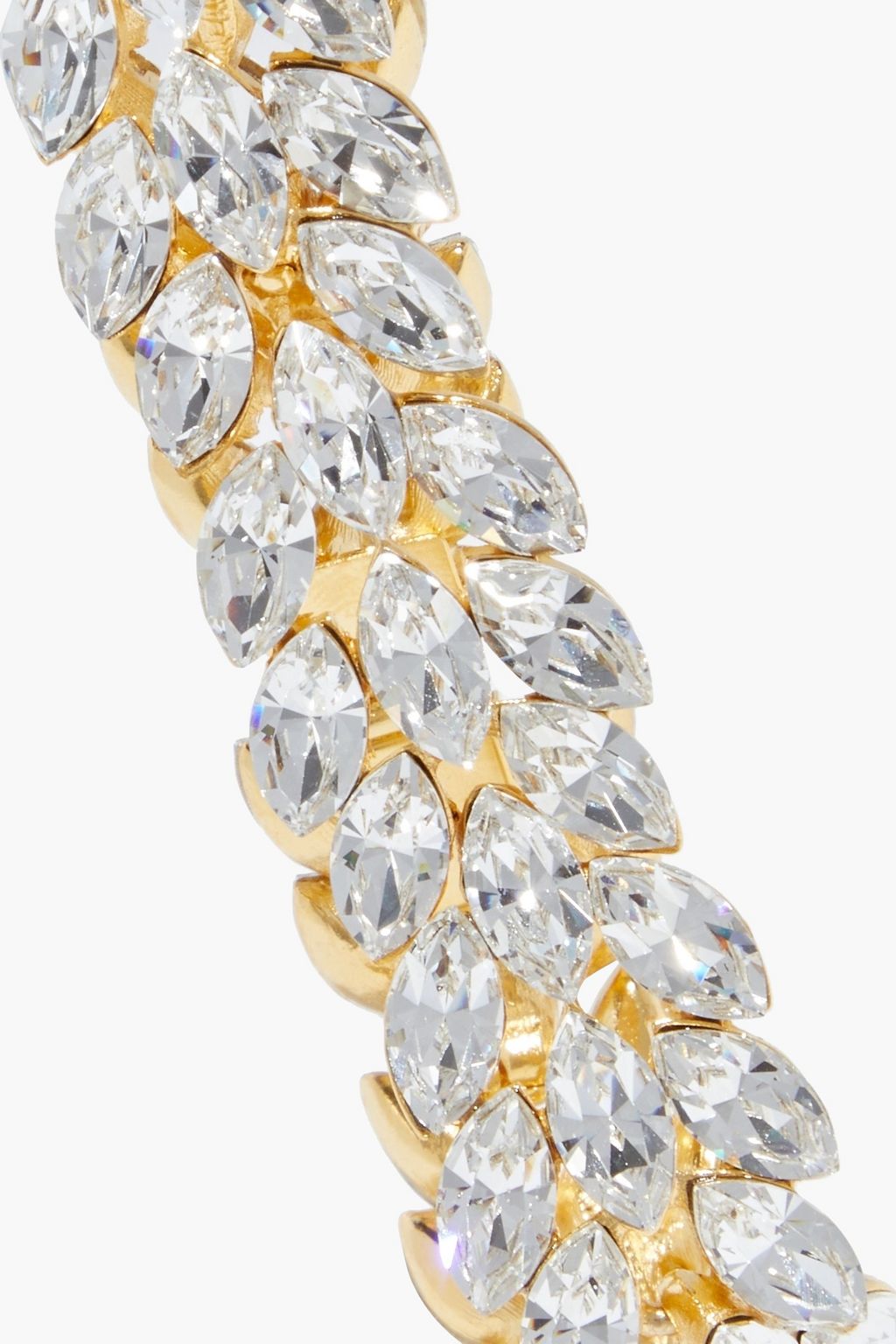 BEN-AMUN 24-karat gold-plated crystal bracelet