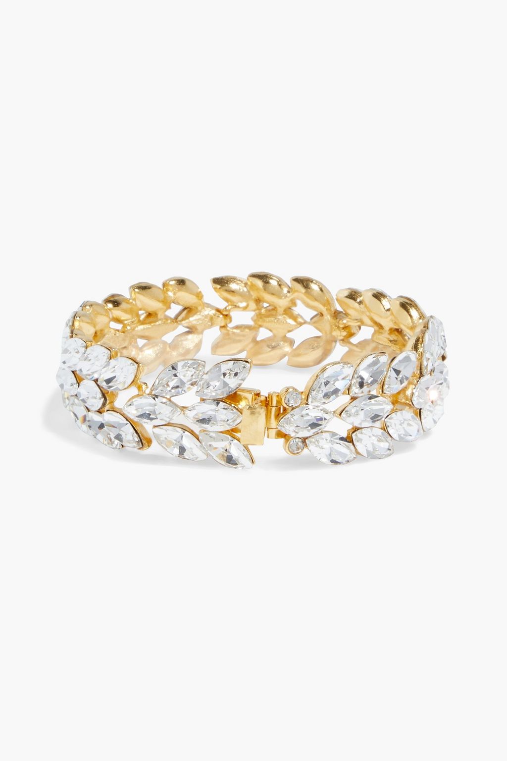 BEN-AMUN 24-karat gold-plated crystal bracelet