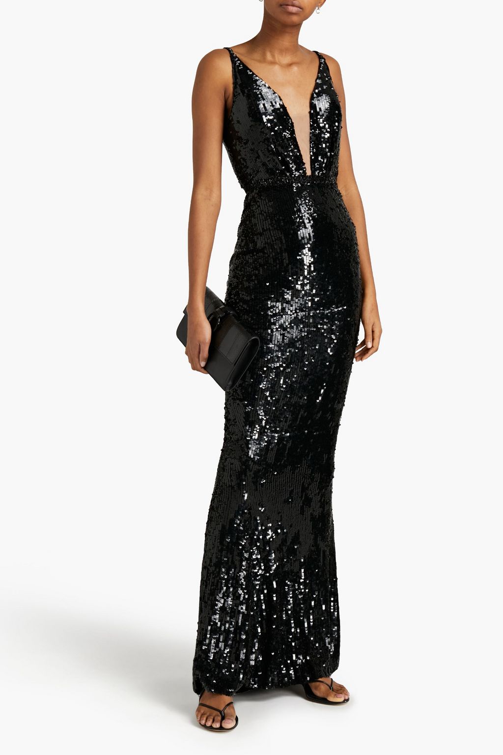 RACHEL GILBERT Embellished tulle gown